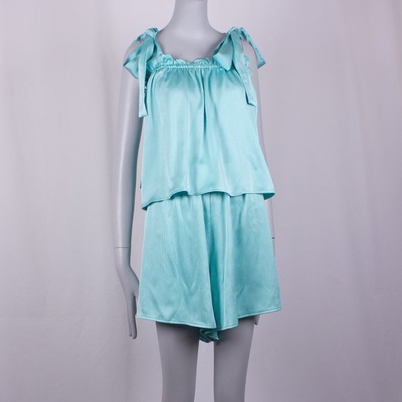 ELOQUII Tie Shoulder Cami & Swing Shorts Set Size 14/16 - Gently Worn - Picture 2 of 6